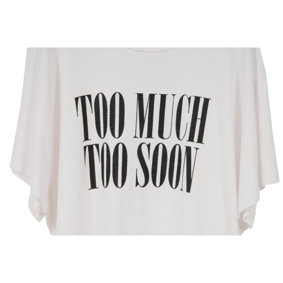Amiri Mens Too Much Too Soon Crewneck T Shirt - Picture 3 of 10